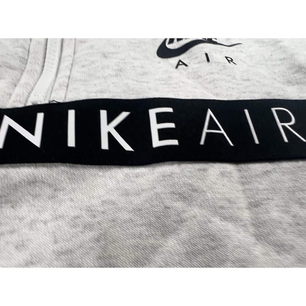 Nike Air Women’s 1/2 Zip Long Sleeve Gray Crop Top CV8578-051 Size Small - Picture 6 of 12